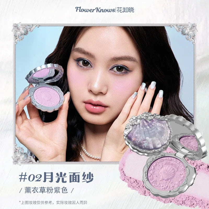 Shells Jewel Collection | Embossed Silk Satin Blusher