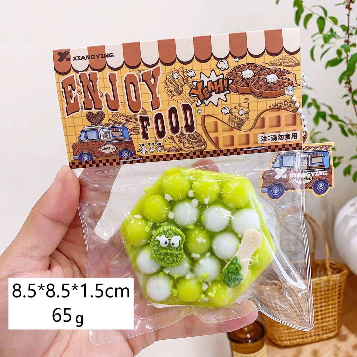 Food squeezing toys, soft and sticky with slow rebound, squeeze and relax jelly stress relief toys, for children and adults.