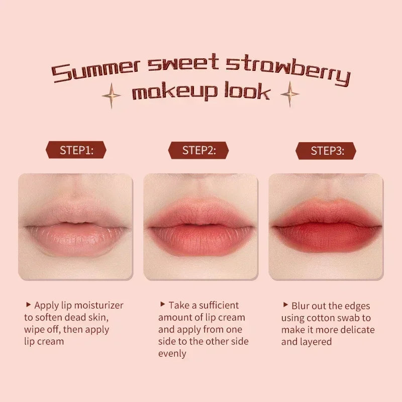 Strawberry Rococo Series Cloud Lip Cream Gloss