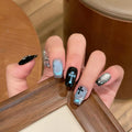Luxury Zircon Cat Eye Press On Nails