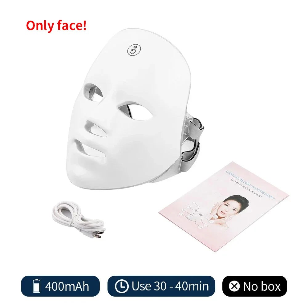 Red Light Therapy Face Machine | Photon Rejuvenation Facial Mask