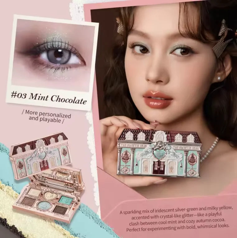 Shell Pearl Collection Matte Pearl Six Color Eyeshadow Palette