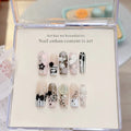 Pink Jirai Kei Gyaru Cute Long Press On Nails