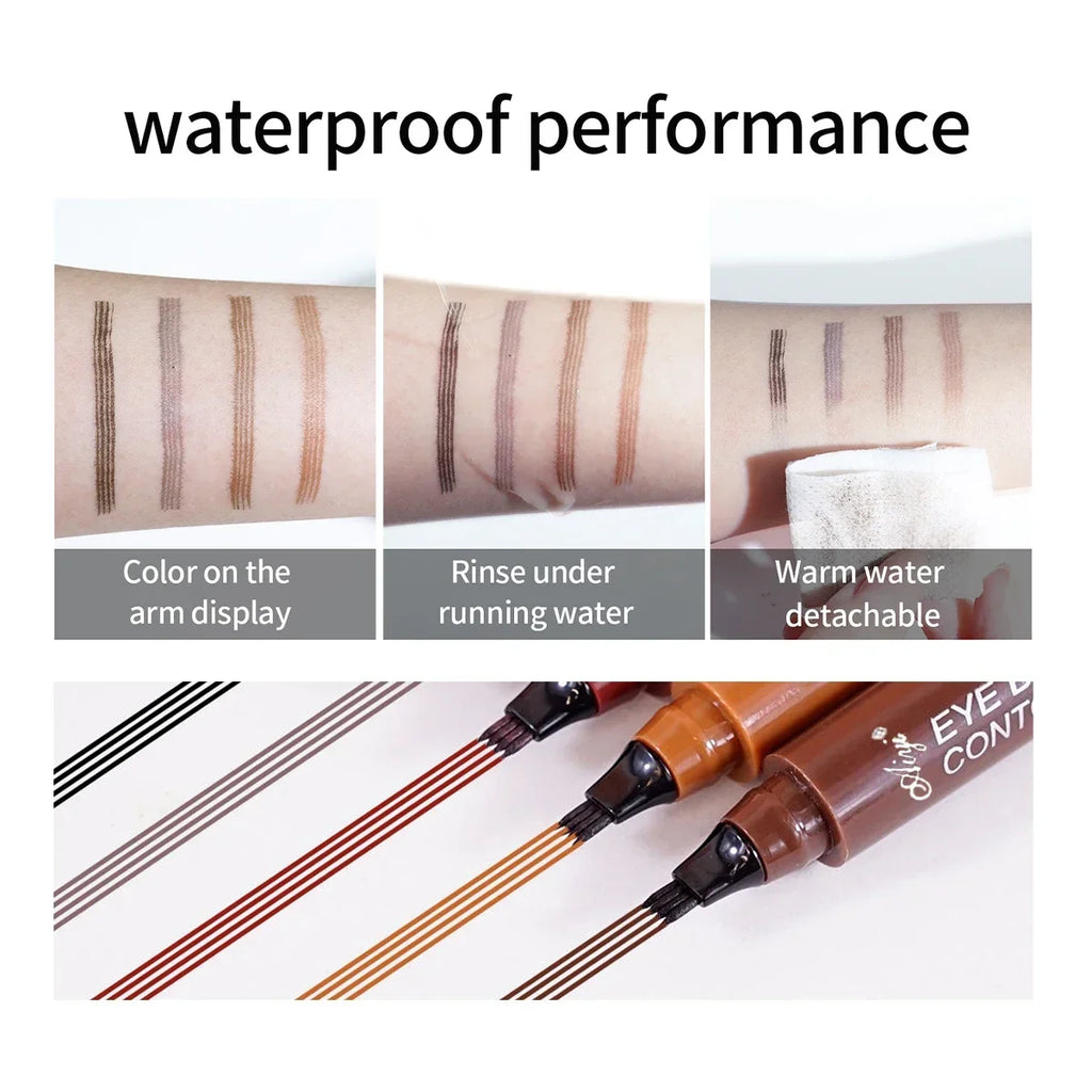 Korean Four Fork Eyebrow Pencil