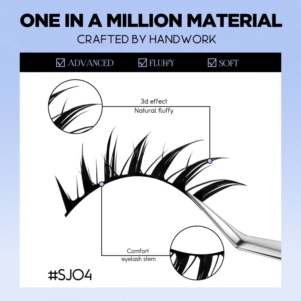Lasvirey Cat Eye 3D Faux Mink Lashes