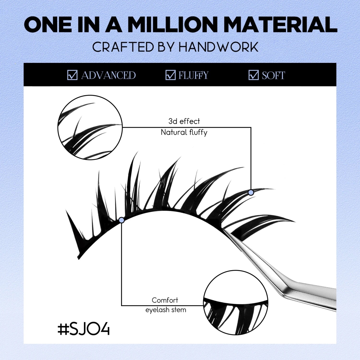Lasvirey Cat Eye 3D Faux Mink Lashes
