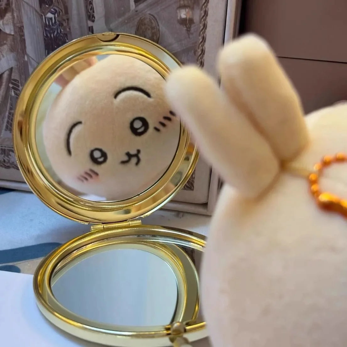 Magic Girl Heart Shaped Compact Mirror