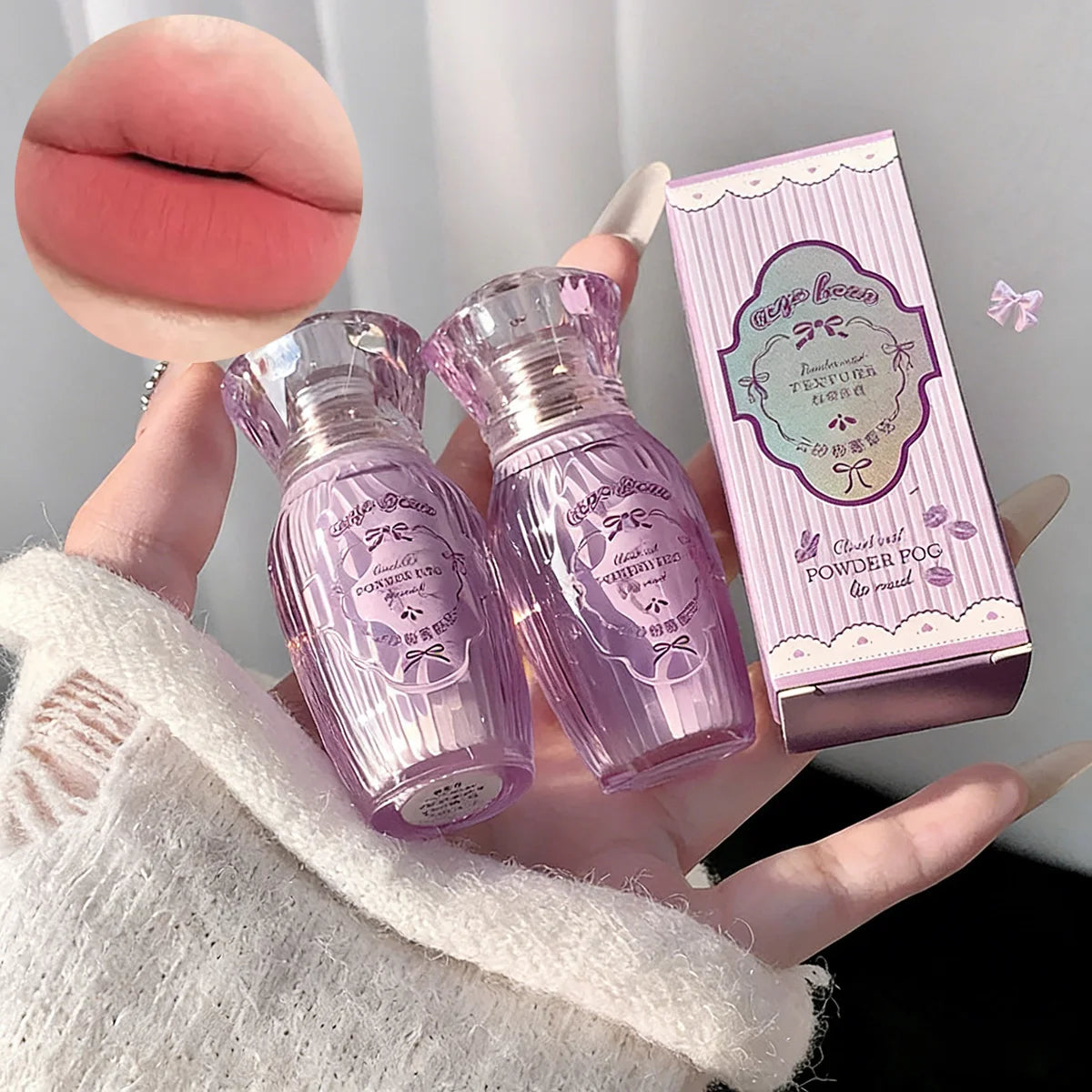 Gege Bear Cloud Mist Powder Fog Lip Mud