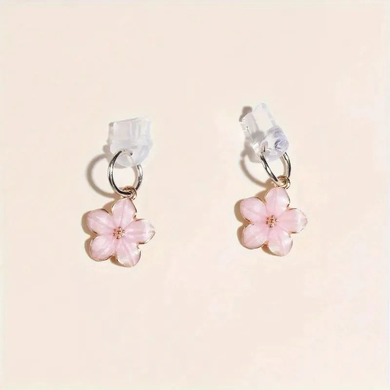 1pcs Cherry Blossom Flower Phone Hanging Dust Plug