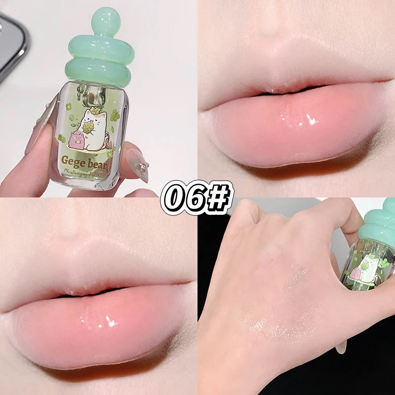 Gege Bear Cute Cartoon Lip Oil