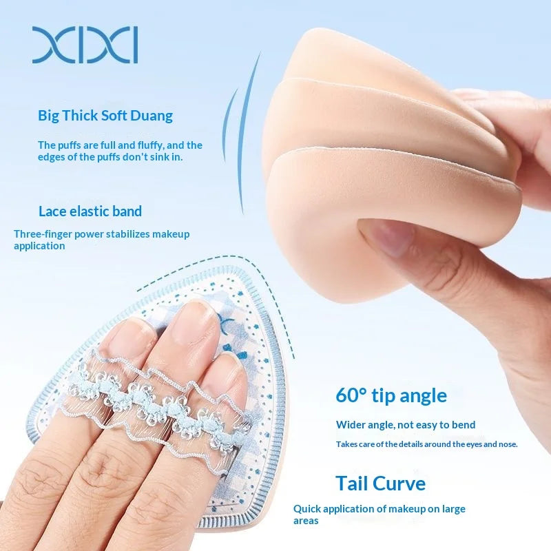 2Pcs Latex Free Makeup Puff