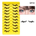 DINGSEN 10 Pairs Anime Eyelashes