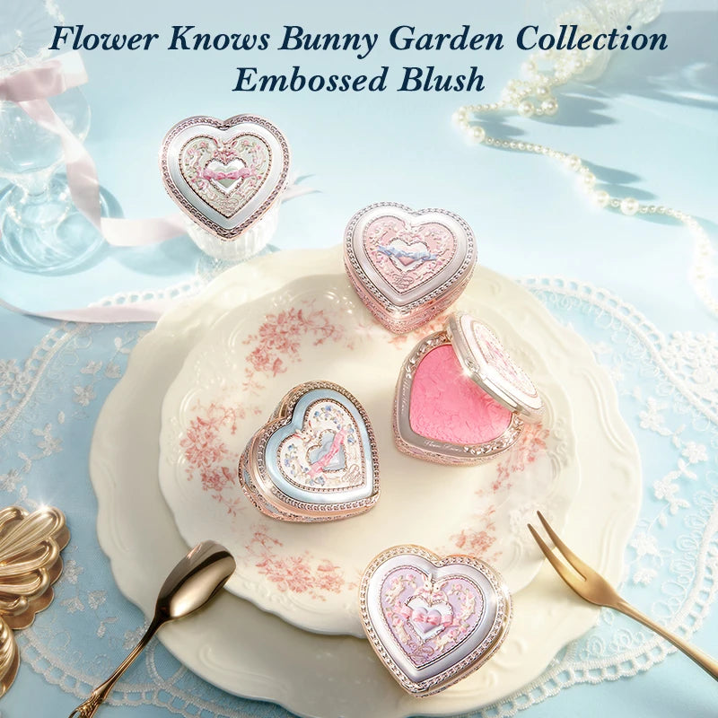 Bunny Garden Collection Embossed Blush