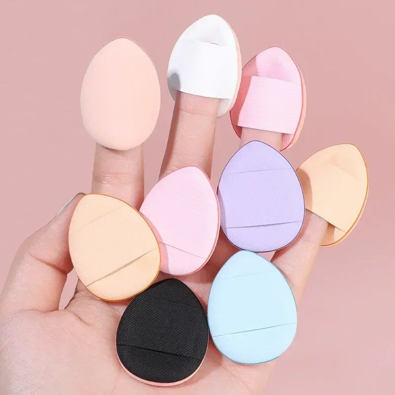 5pcs Fingertip Mini Puff Makeup Sponges