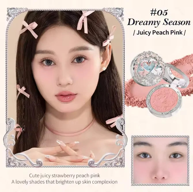 Bunny Garden Collection Embossed Blush