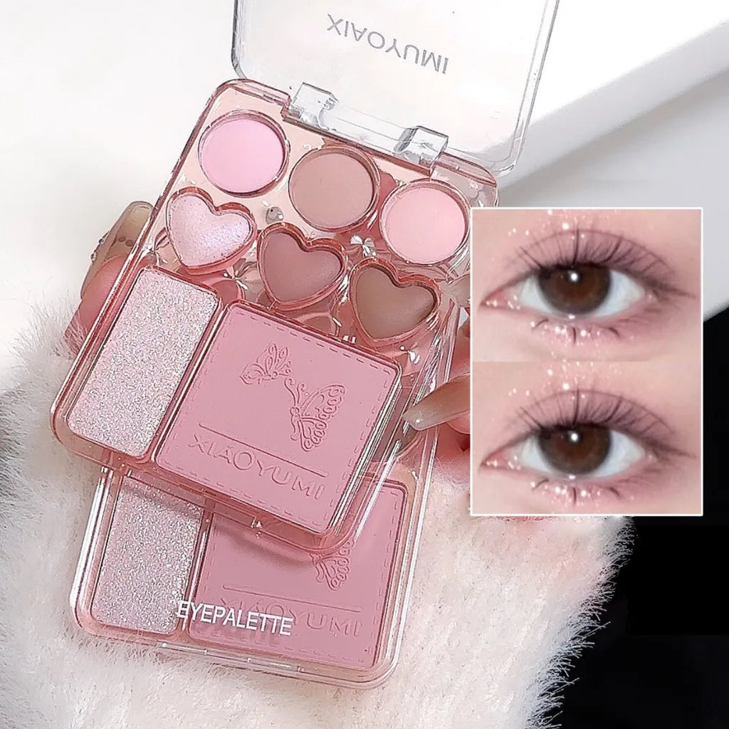 XIAOYUMI 8-Color Love Eyeshadow Pallet