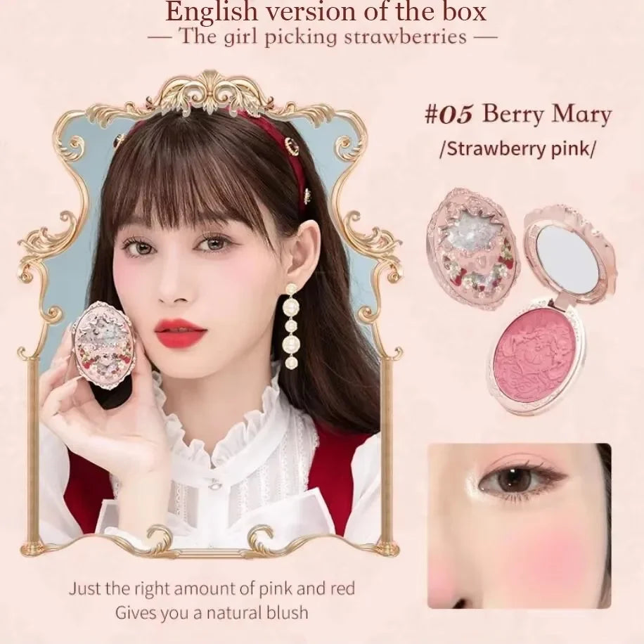 Strawberry Rococo Series Embossed Blush