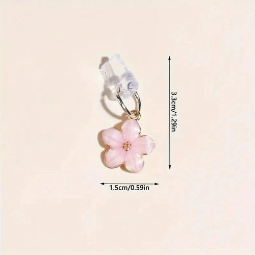 1pcs Cherry Blossom Flower Phone Hanging Dust Plug
