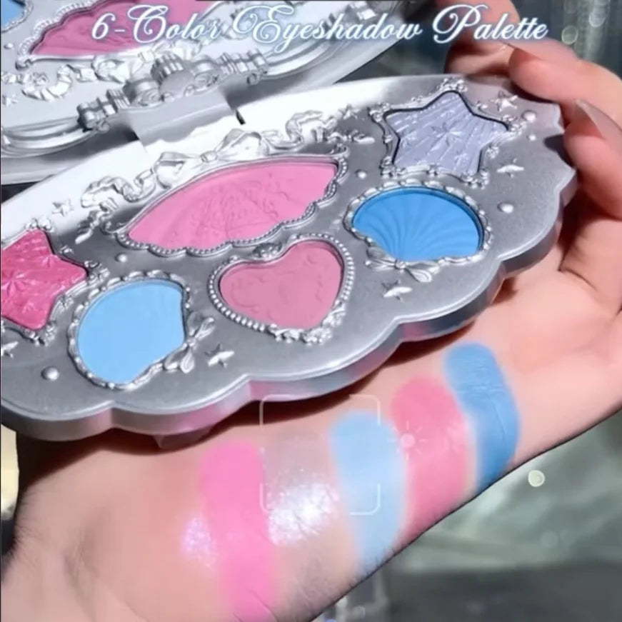 Shell Pearl Collection Matte Pearl Six Color Eyeshadow Palette