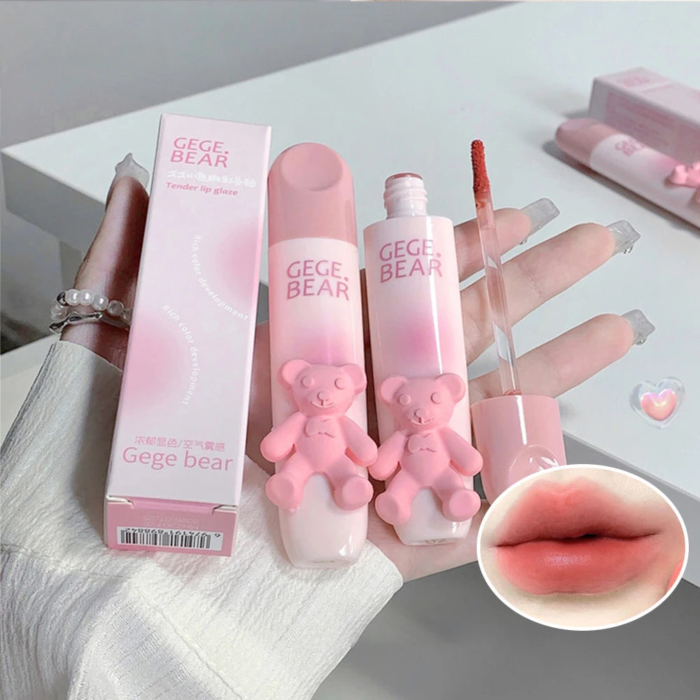 Gege Bear Lip Glaze Matte Velvet Lipstick