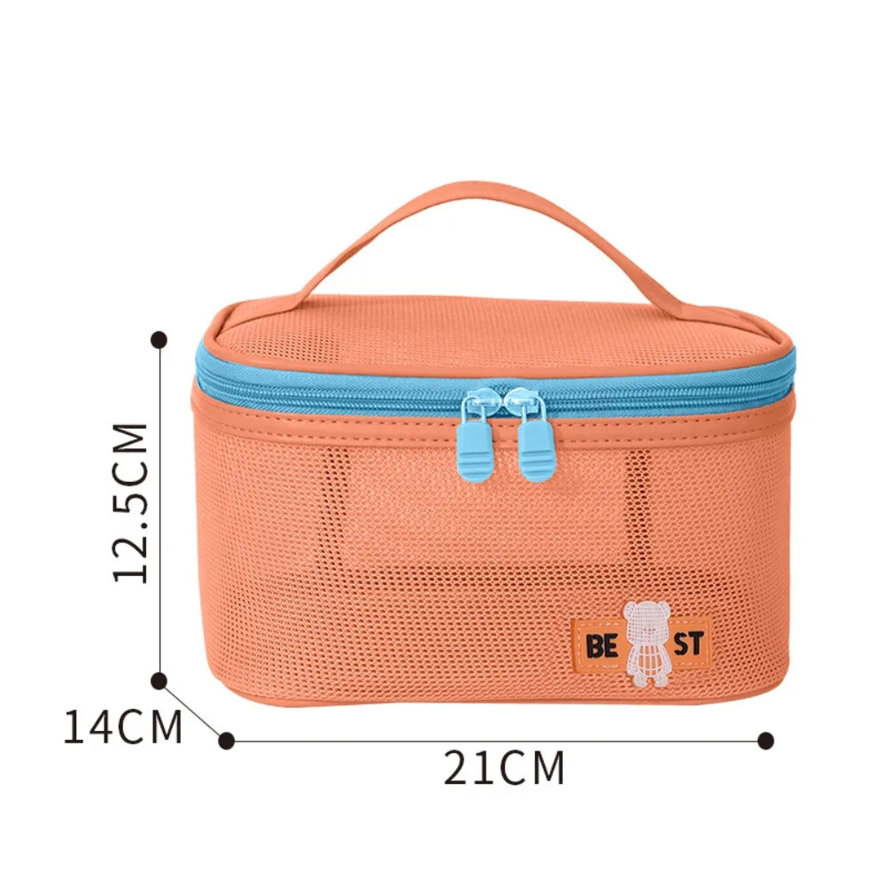Large Kawaii Leather Makeup Bag