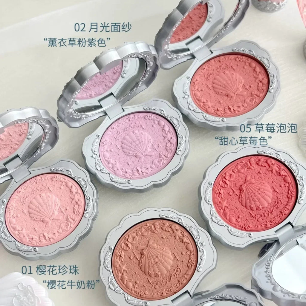 Shells Jewel Collection | Embossed Silk Satin Blusher
