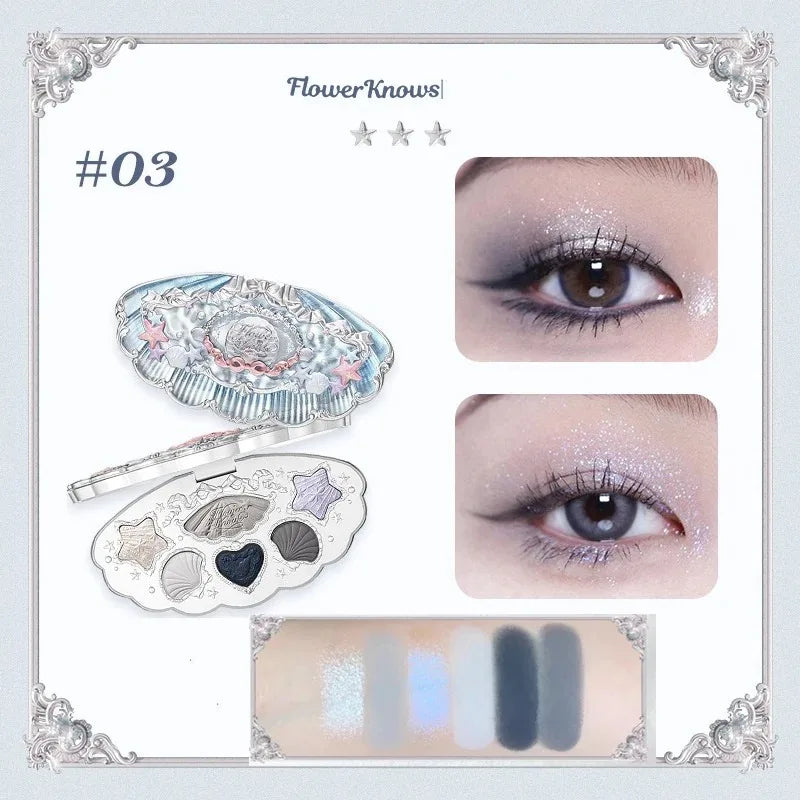 Moonlight Mermaid Eyeshadow Pallet | Glow, Shimmer, & Shine
