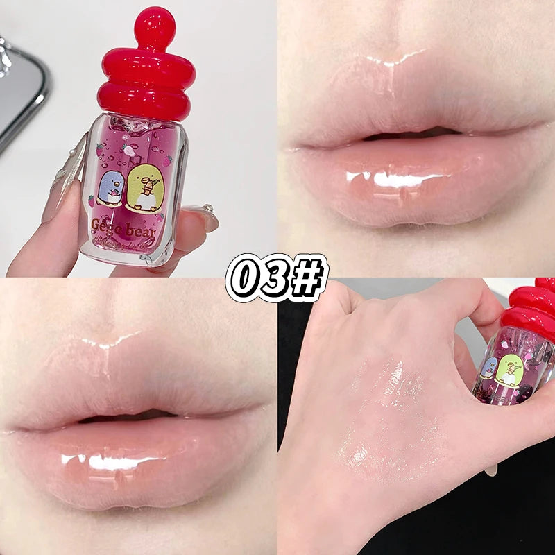 Gege Bear Cute Cartoon Lip Oil