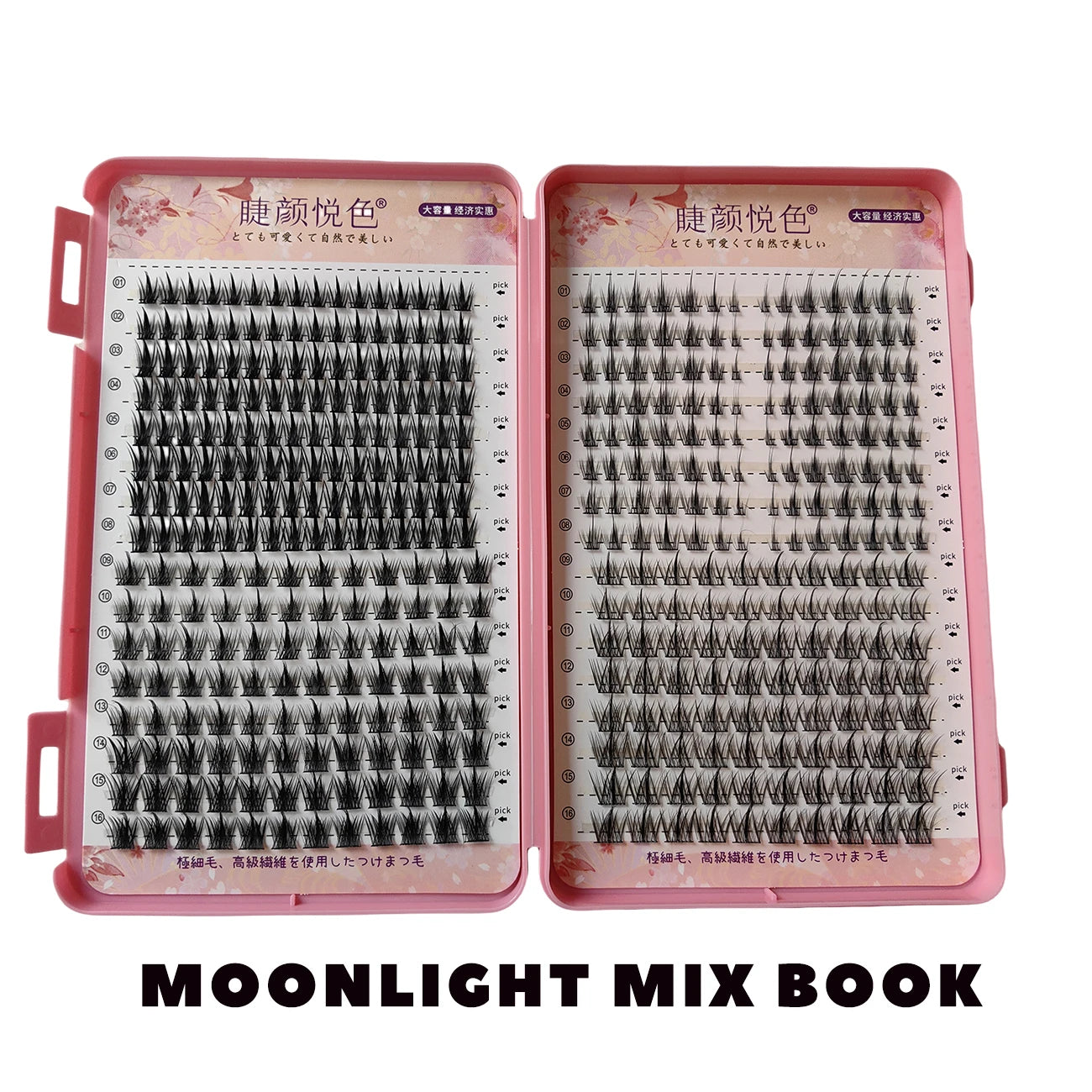 Professional Natural False Eyelashes | Individual Cluster Lashes