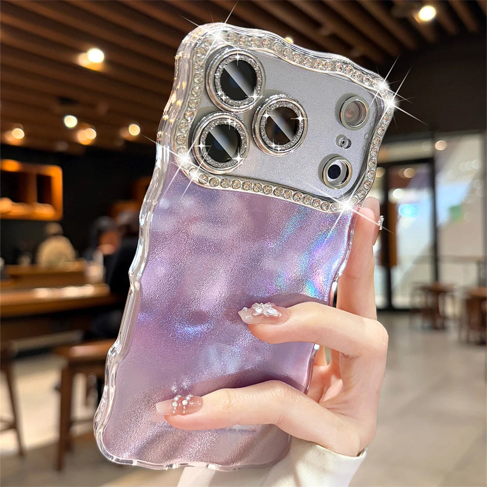 Pearlescent Water Ripple Phone Case
