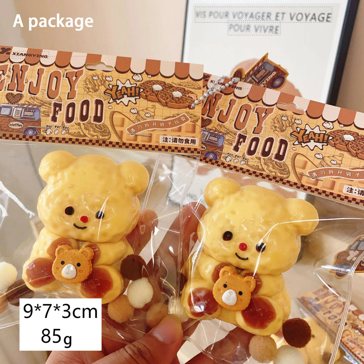 Food squeezing toys, soft and sticky with slow rebound, squeeze and relax jelly stress relief toys, for children and adults.