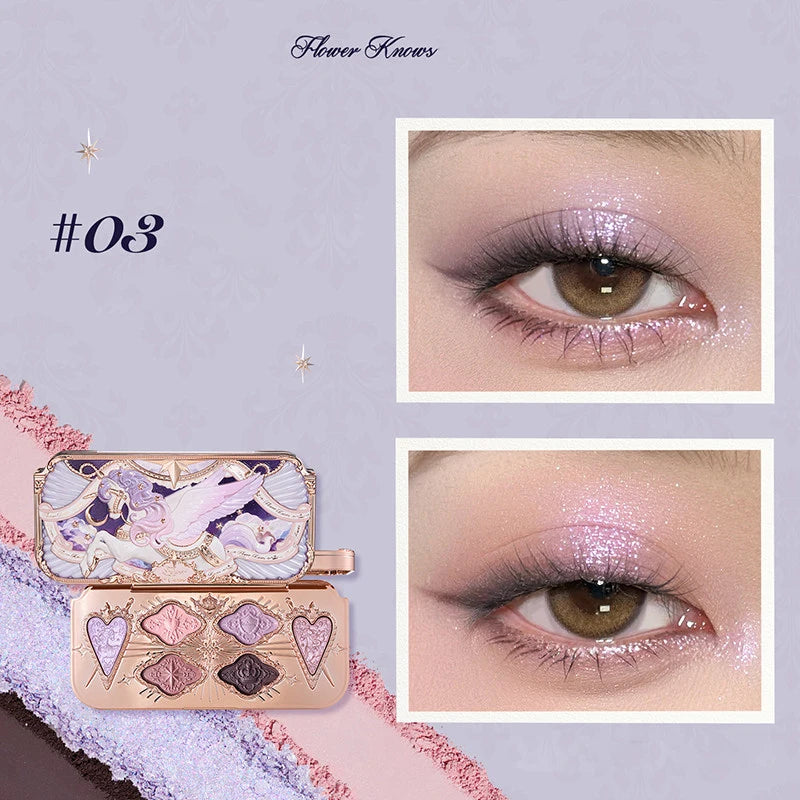 Knight Unicorn 6 Color Satin Eye Shadow Palette