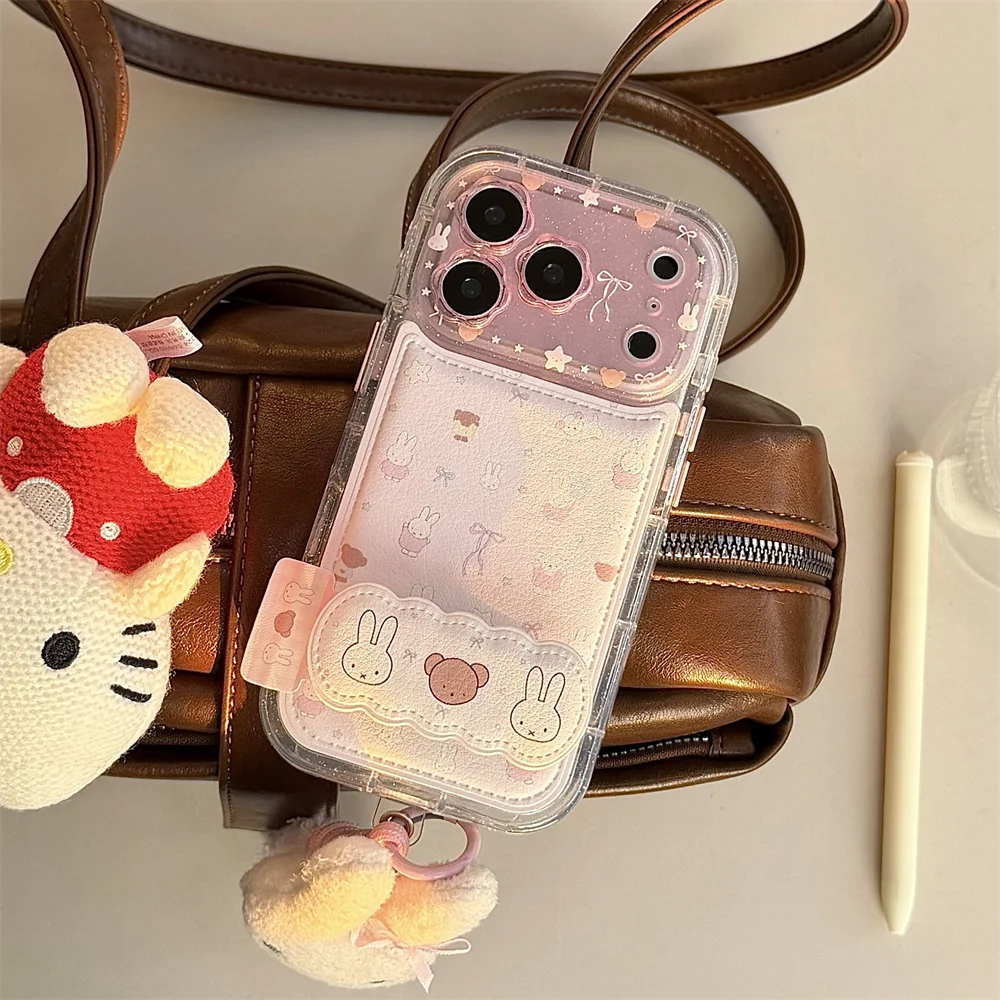 Kawaii Miffy Phone Case with Stand