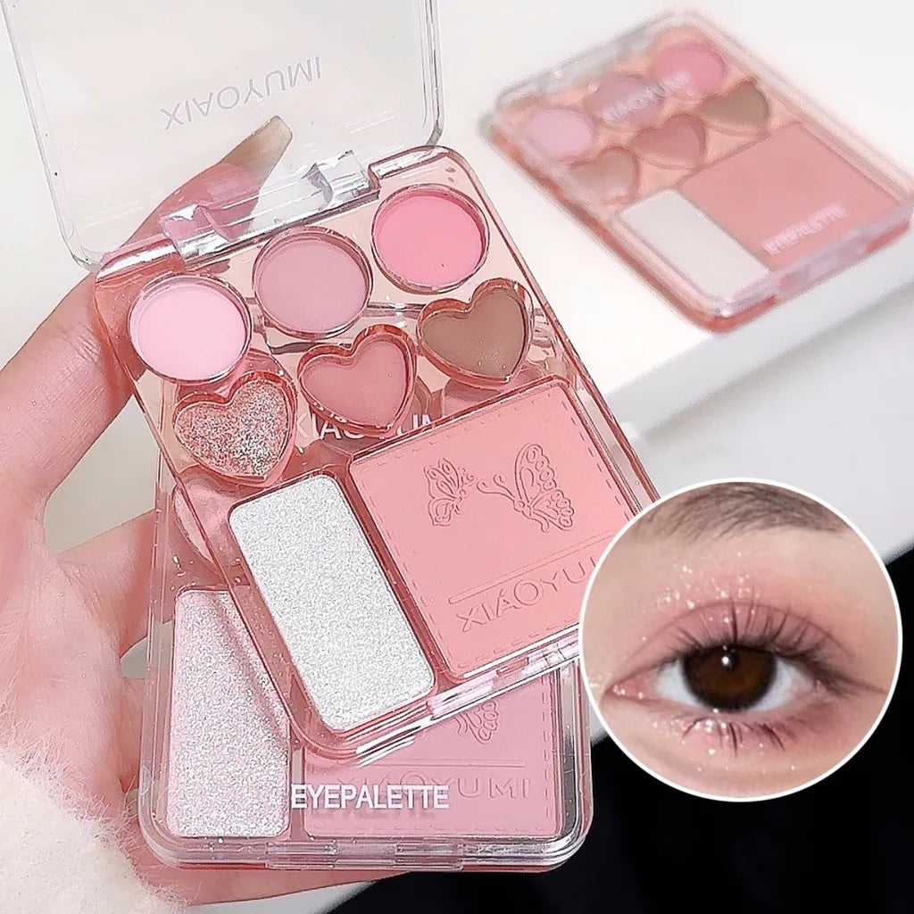 XIAOYUMI 8-Color Love Eyeshadow Pallet