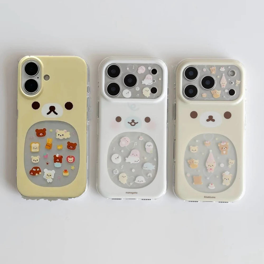 Seal | Bear | Cat | Cute Face Phone Case
