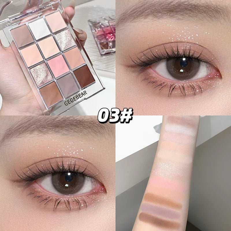 Gege Bear Water Wave Eye Shadow Palette