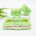 Plush Headband and Wrist Strap Set