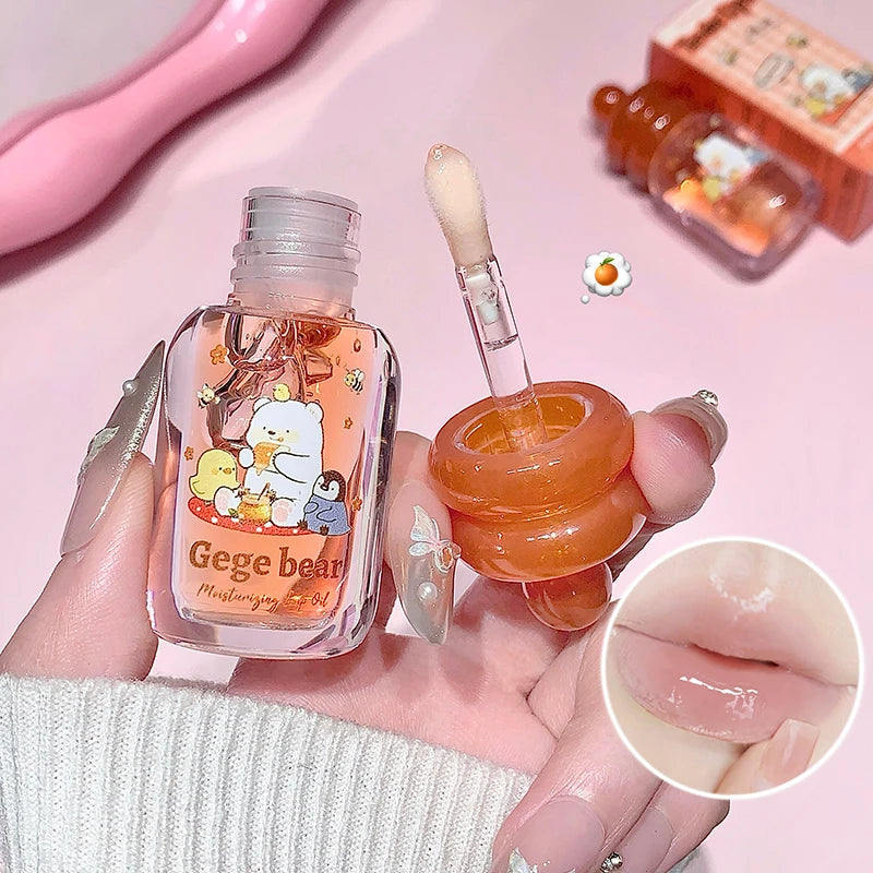 Gege Bear Cute Cartoon Lip Oil