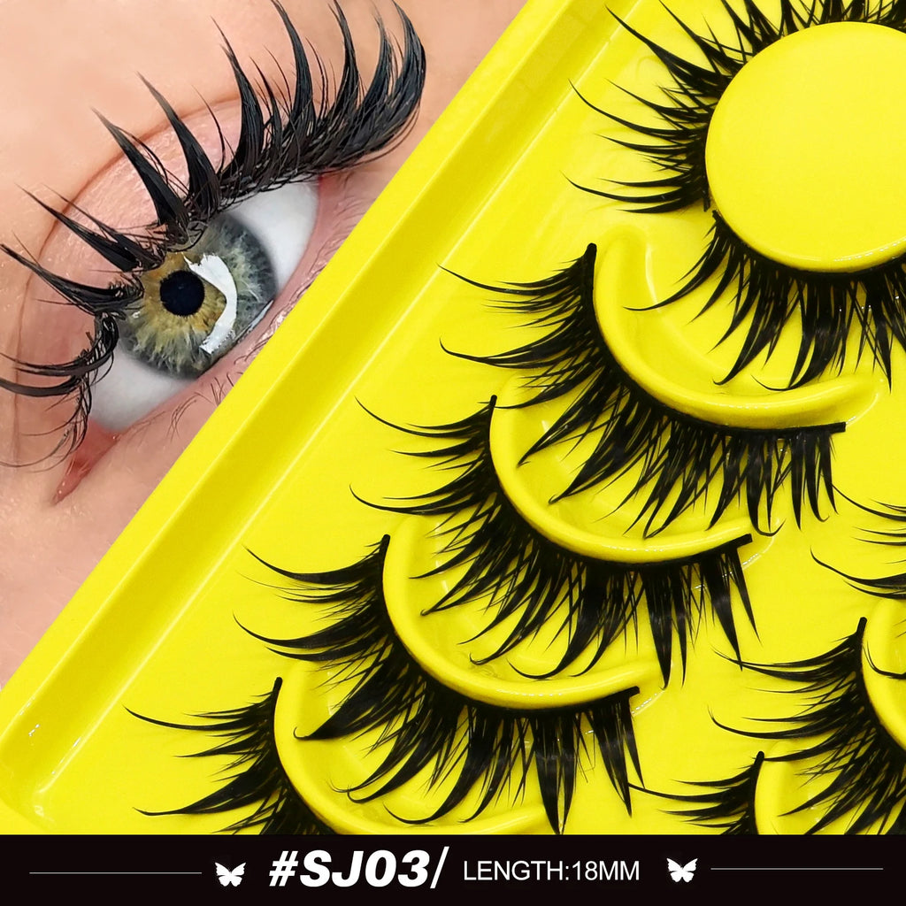 Lasvirey Cat Eye 3D Faux Mink Lashes