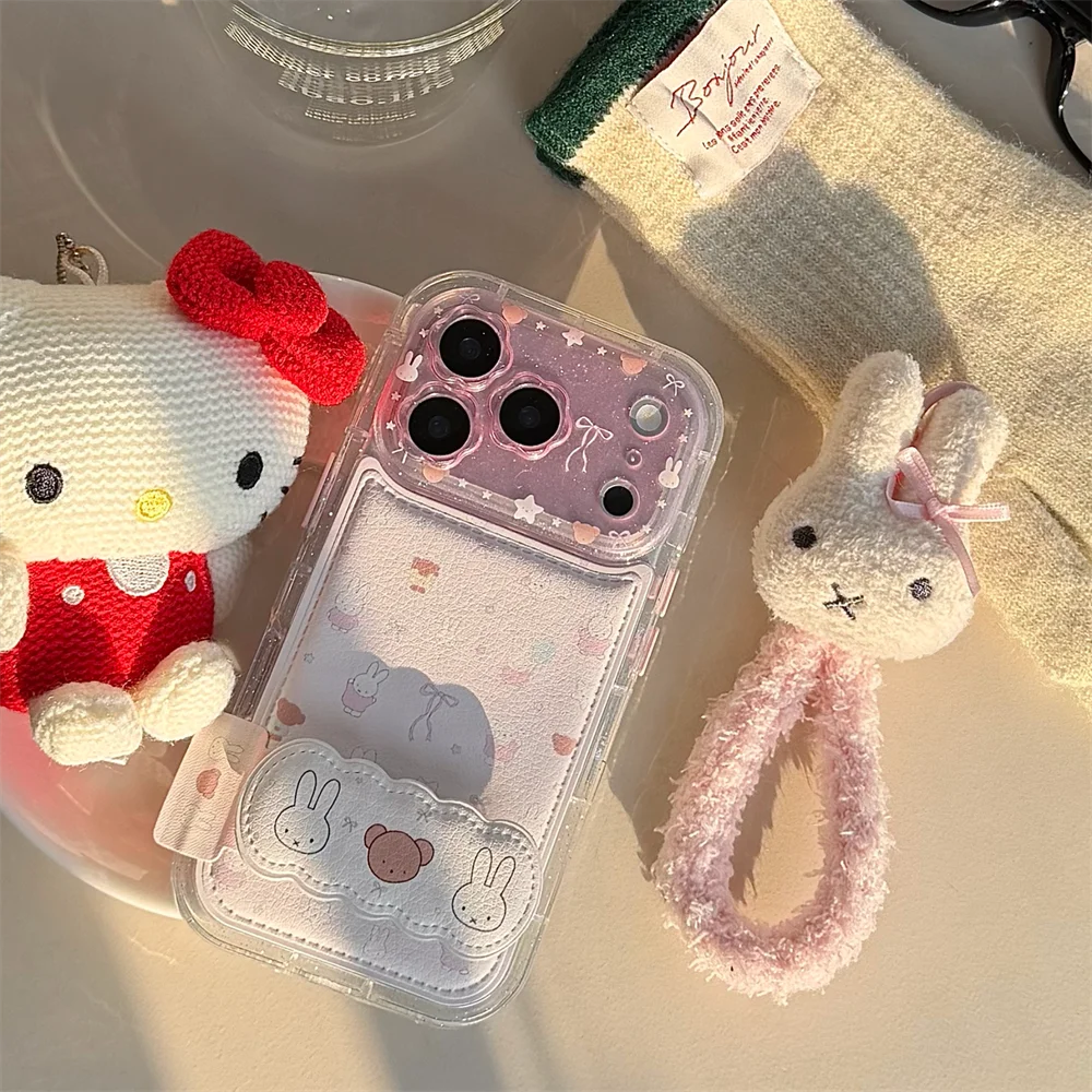 Kawaii Miffy Phone Case with Stand
