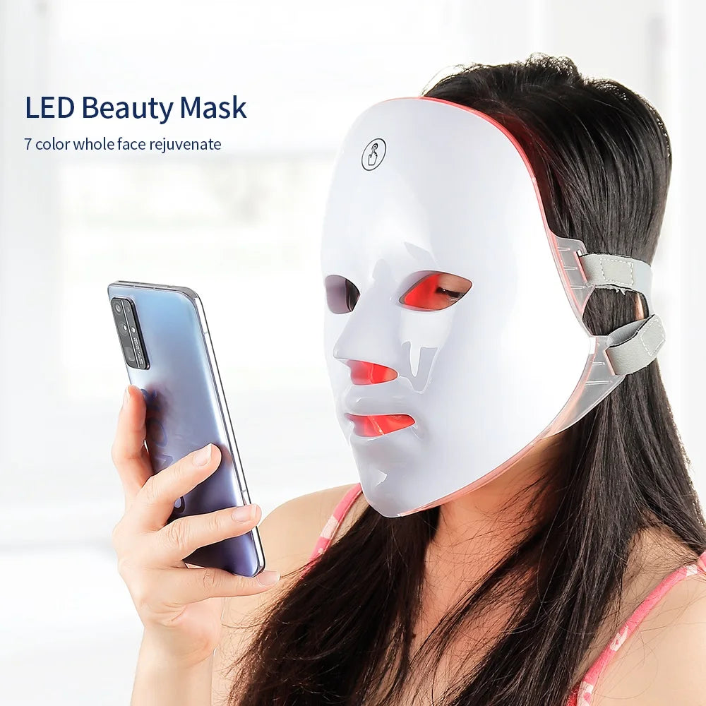 Red Light Therapy Face Machine | Photon Rejuvenation Facial Mask