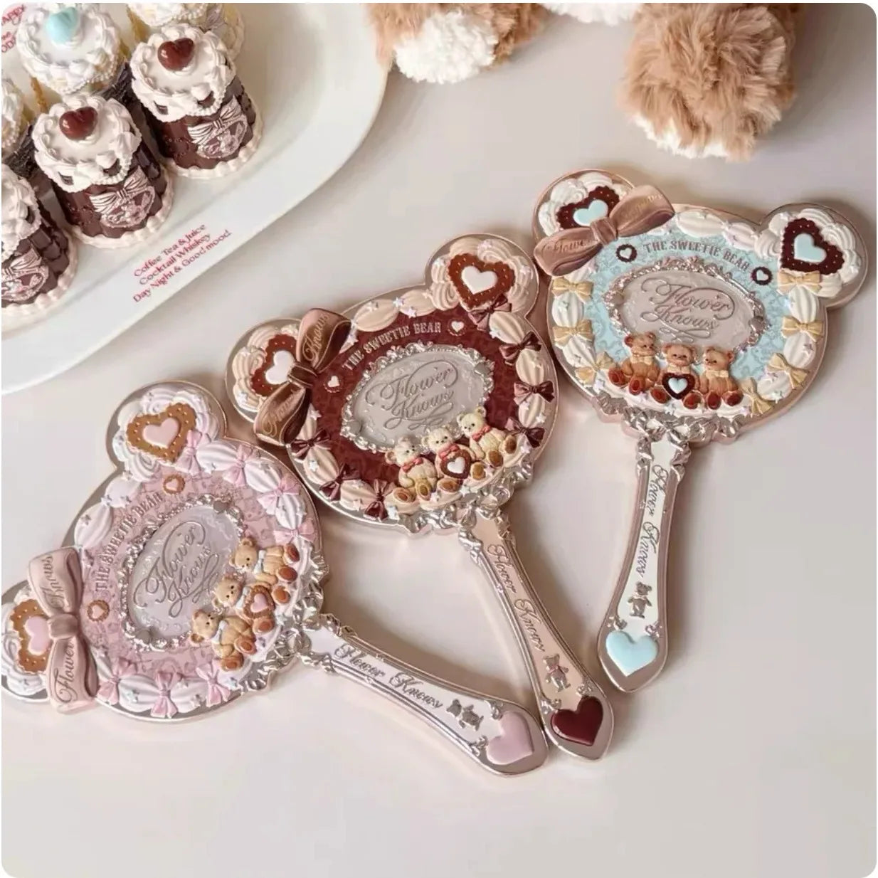 Strawberry Cupid Collection Hand Mirror