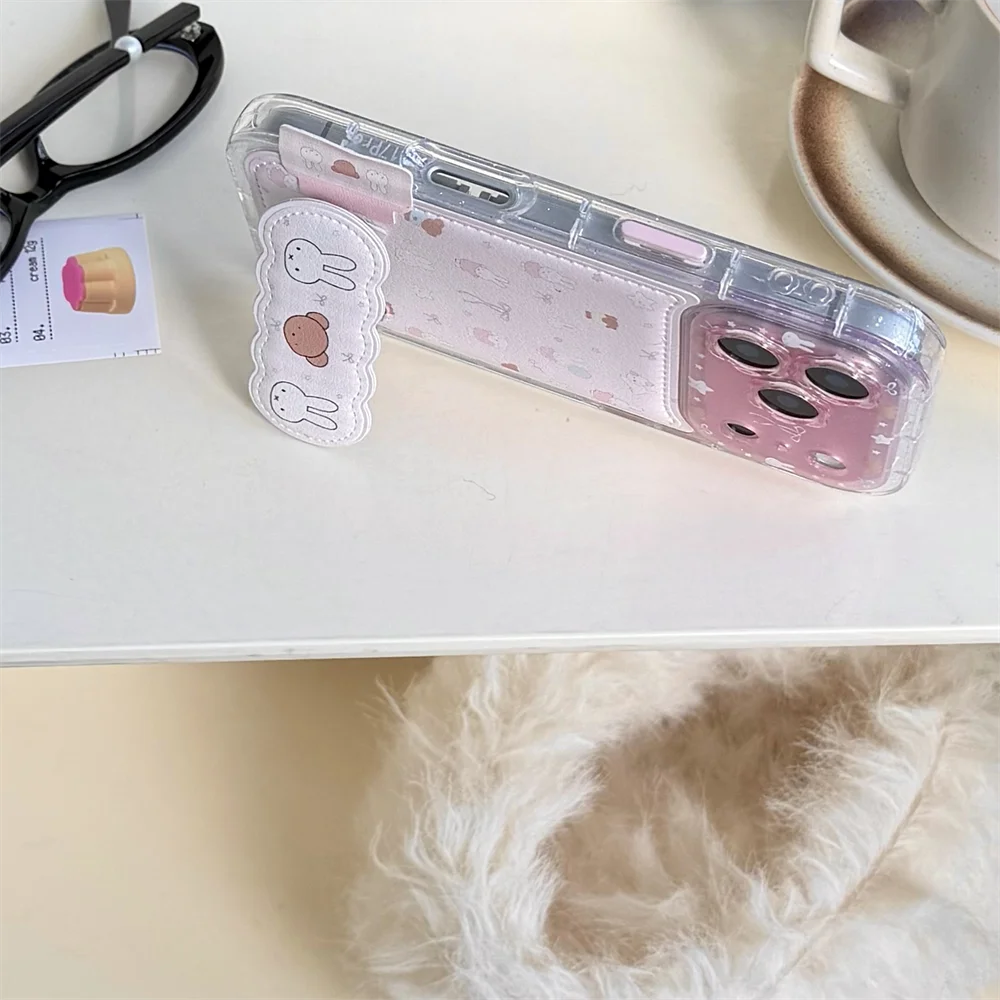 Kawaii Miffy Phone Case with Stand