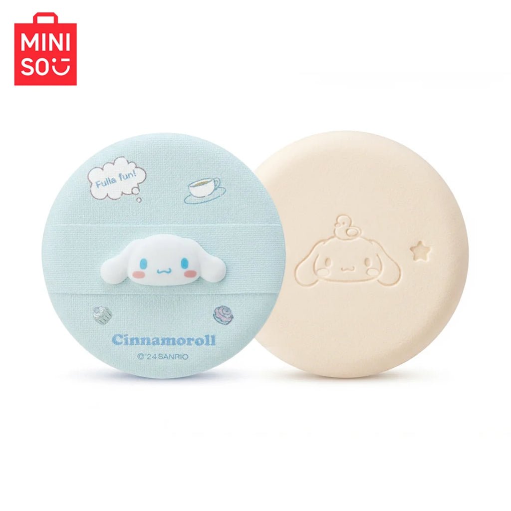 MINISO GMBH Cinnamoroll Antibacterial Concealer Pocket Air Cushion Powder Puff Does Not Fly Powder Easy To Apply Makeup