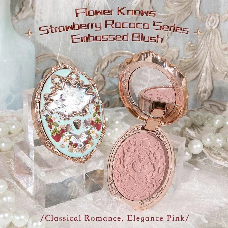 Strawberry Rococo Series Embossed Blush