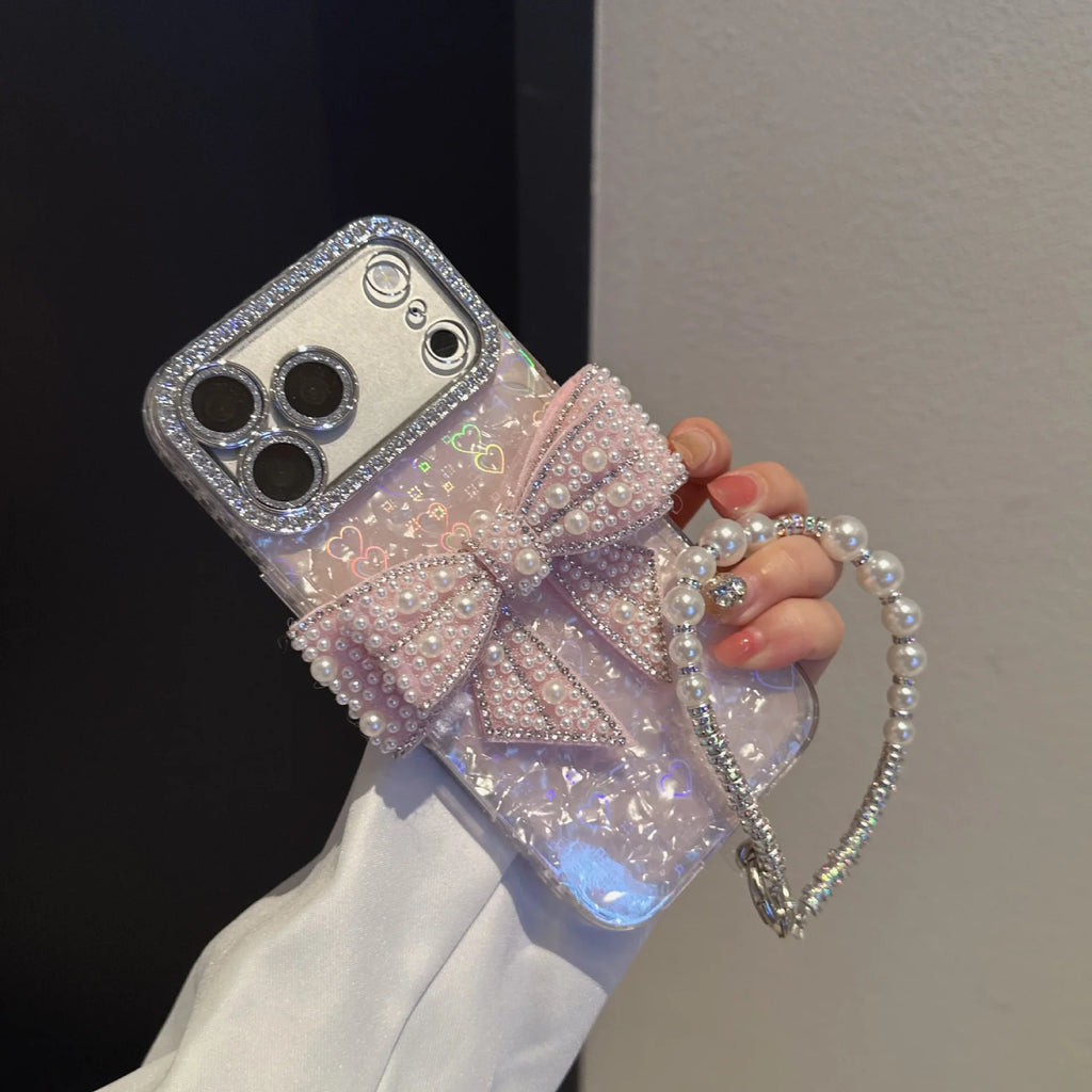 Rhinestone Bows & Hearts Phone Case