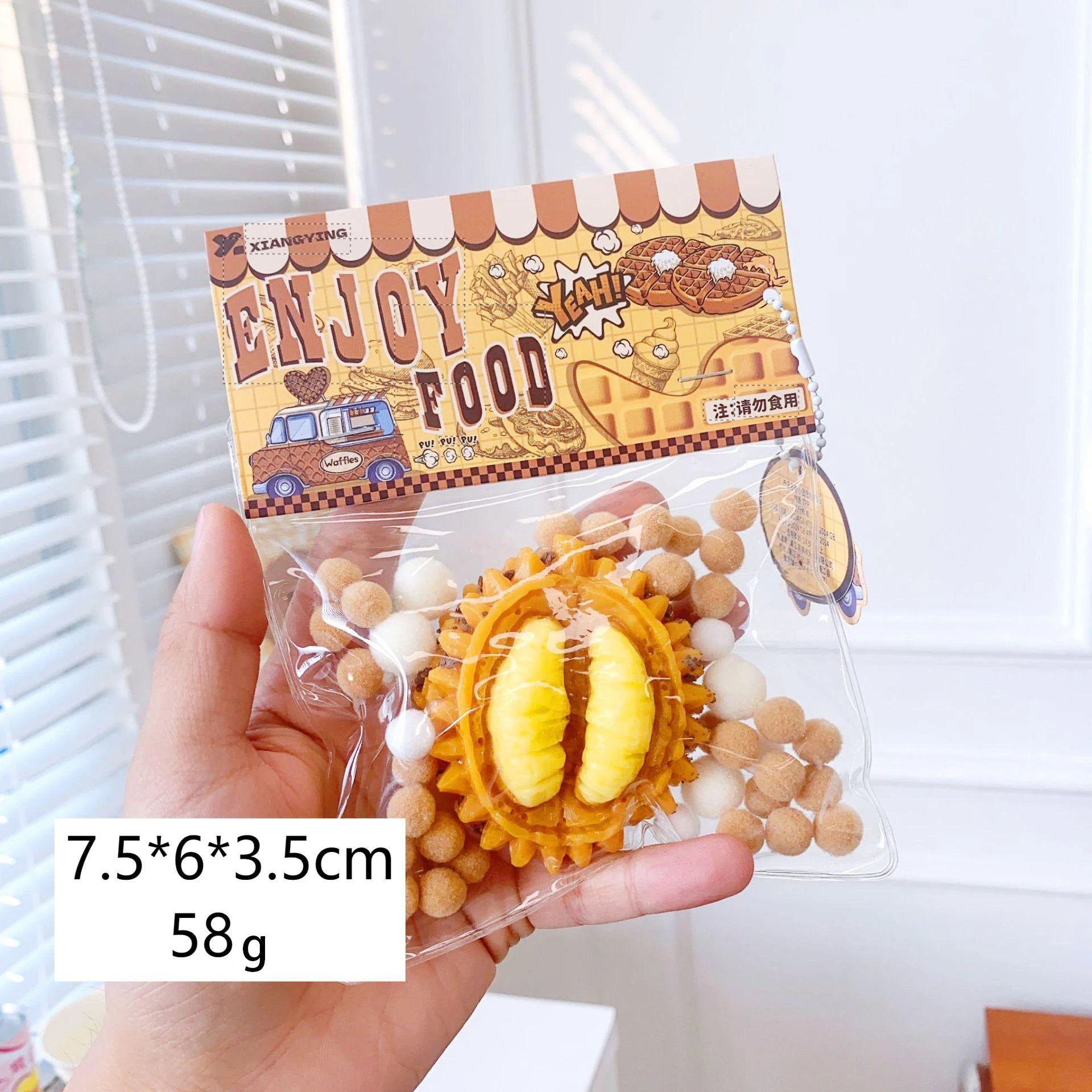 Food squeezing toys, soft and sticky with slow rebound, squeeze and relax jelly stress relief toys, for children and adults.