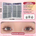 Professional Natural False Eyelashes | Individual Cluster Lashes