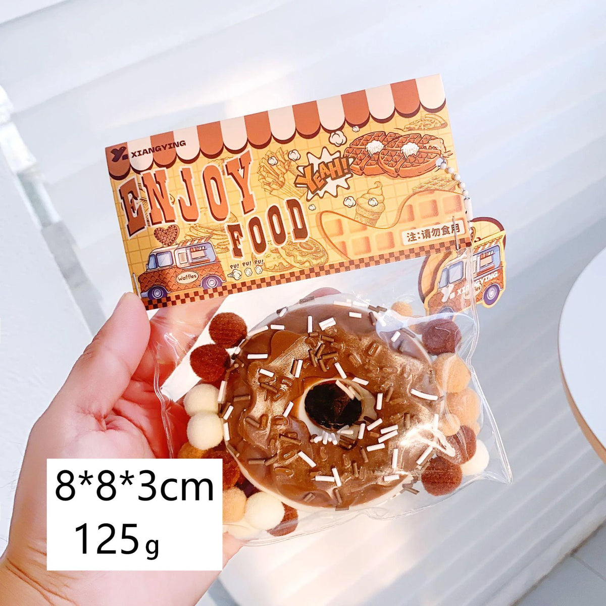 Food squeezing toys, soft and sticky with slow rebound, squeeze and relax jelly stress relief toys, for children and adults.