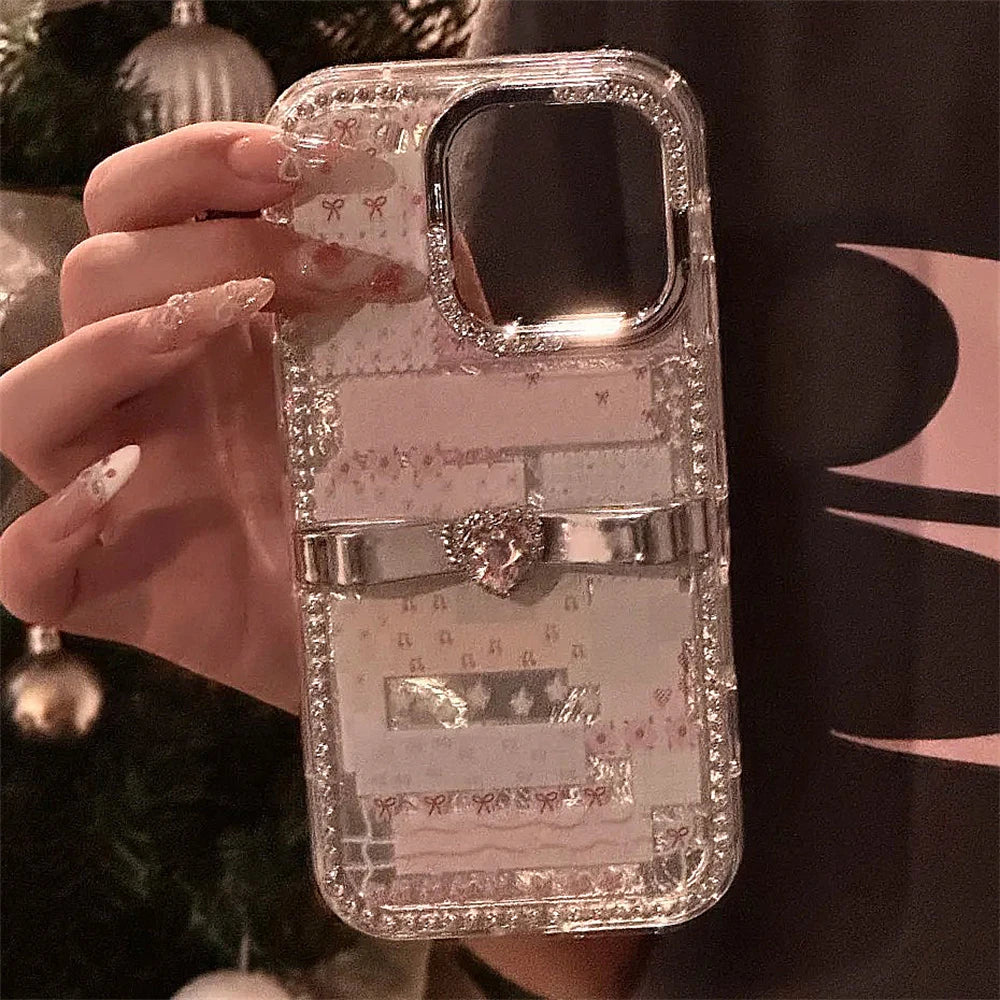 Luxury Rhinestone with Small 3D Bows Phone Case